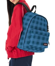 EASTPAK OUT OF OFFICE 13 "Laptop-Rucksack blau kariert - Rucks&auml;cke f&uuml;r Schule &amp; Freizeit - 2