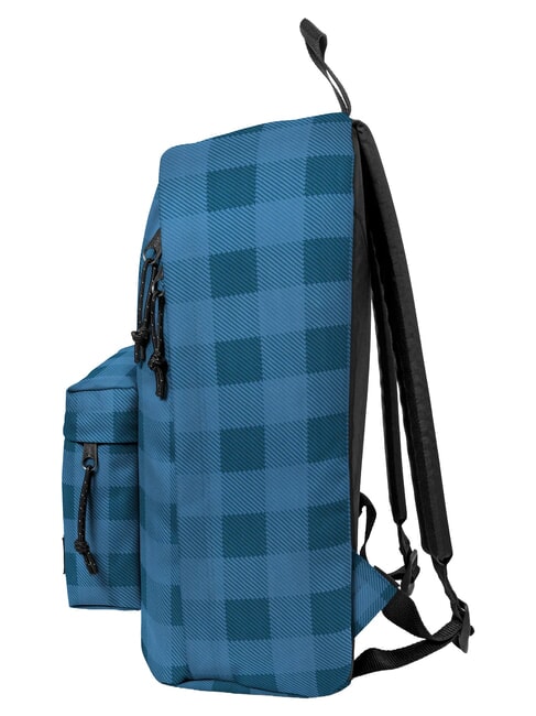 OUT OF OFFICE 13 "Laptop-Rucksack blau kariert - Rucks&auml;cke f&uuml;r Schule &amp; Freizeit