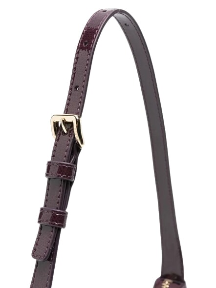 MARGOT Schultertasche aus Lackleder Winterbl&uuml;te - Damentaschen