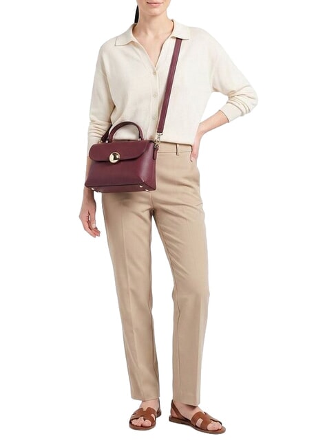 MOONLIGHT Mini-Handtasche mit Schulterriemen roter Apfel - Damentaschen