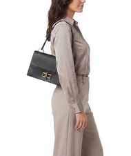 FURLA AMELIA Schultertasche aus Leder mit Schulterriemen Schwarz - Damentaschen - 2