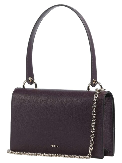 AMELIA Schultertasche aus Leder mit Schulterriemen Winterbl&uuml;te - Damentaschen