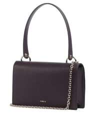 FURLA AMELIA Schultertasche aus Leder mit Schulterriemen Winterbl&uuml;te - Damentaschen - 3