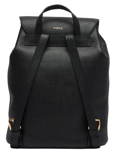 MOONLIGHT Lederrucksack Schwarz - Damentaschen