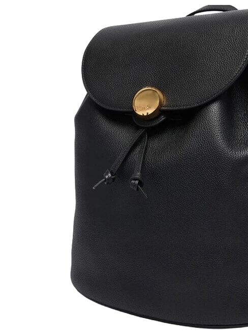 MOONLIGHT Lederrucksack Schwarz - Damentaschen
