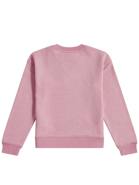 FRENCH TERRY M&auml;dchen-Sweatshirt rosa Karamell - Sweatshirts Kinder