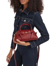 TOMMY HILFIGER TH BUCKLE Handtasche mit Schulterriemen Herbstrot - Damentaschen - 2