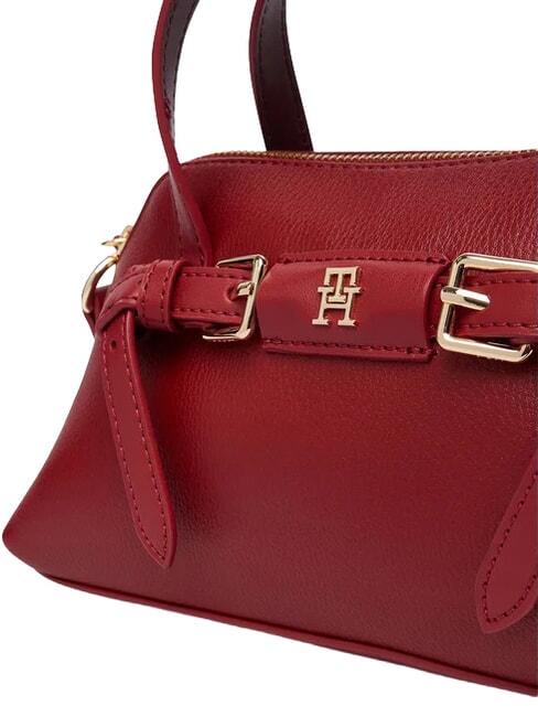 TH BUCKLE Handtasche mit Schulterriemen Herbstrot - Damentaschen