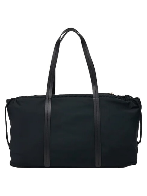 TH SOFT NYLON Schultertasche, extra gro&szlig; Schwarz - Damentaschen