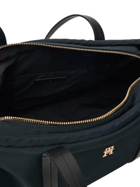 TH SOFT NYLON Schultertasche, extra gro&szlig; Schwarz - Damentaschen