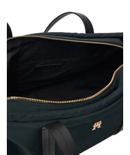 TOMMY HILFIGER TH SOFT NYLON Schultertasche, extra gro&szlig; Schwarz - Damentaschen - 6