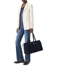 TOMMY HILFIGER TH SOFT NYLON Schultertasche, extra gro&szlig; - Damentaschen