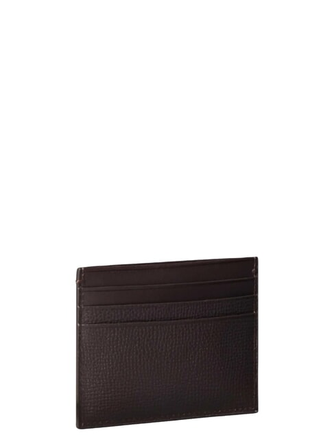 PREMIUM LEATHER Flacher Kartenhalter aus Leder ck dunkelbraun - Brieftaschen Herren