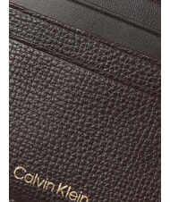 CALVIN KLEIN PREMIUM LEATHER Flacher Kartenhalter aus Leder ck dunkelbraun - Brieftaschen Herren - 3