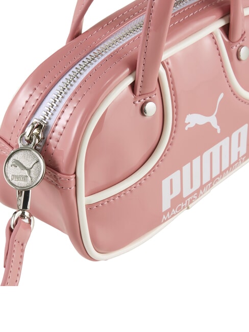 1976 MICRO GRIP Mini-Handtasche mit Schulterriemen Wildrosa - Damentaschen