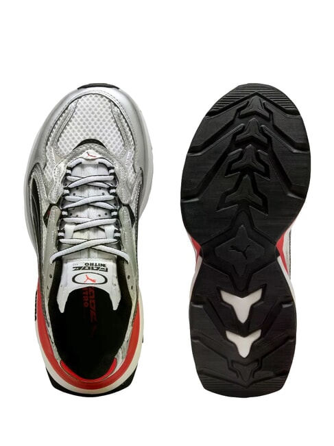 FADE NITRO LS JR Turnschuhe Wei&szlig; &ndash; f&uuml;r all das Rot - Kinderschuhe