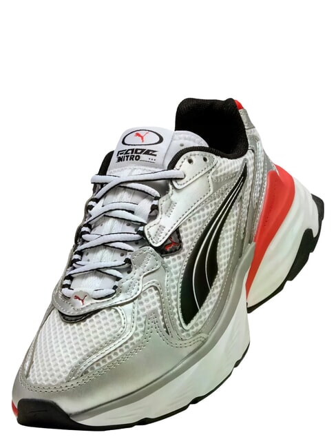 FADE NITRO LS JR Turnschuhe Wei&szlig; &ndash; f&uuml;r all das Rot - Kinderschuhe