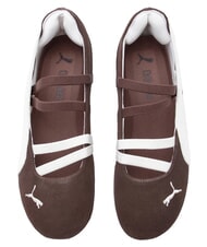 PUMA SPEEDCAT BALLET SD JR Lederballerinas rosa schimmernd-wei&szlig; - Kinderschuhe - 3
