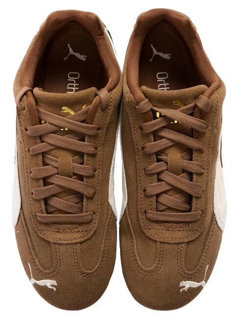 SPEEDCAT OG JR Ledersneakers Haute Coffee-Frosted Ivory - Kinderschuhe