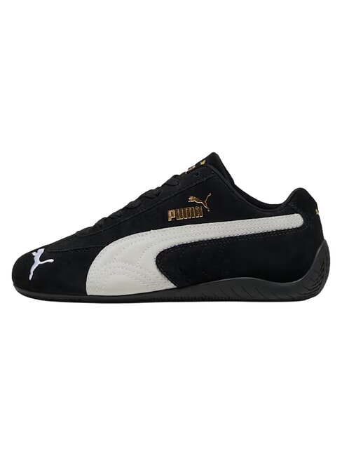 SPEEDCAT OG JR Ledersneakers Schwarzwei&szlig; - Kinderschuhe