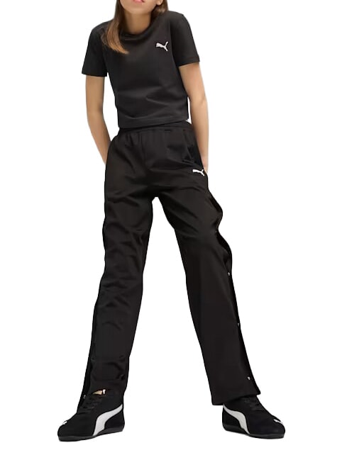 SPEEDCAT OG JR Ledersneakers Schwarzwei&szlig; - Kinderschuhe