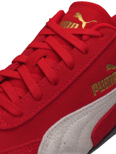SPEEDCAT OG JR Ledersneakers f&uuml;r alle Zeiten rot-wei&szlig; - Kinderschuhe