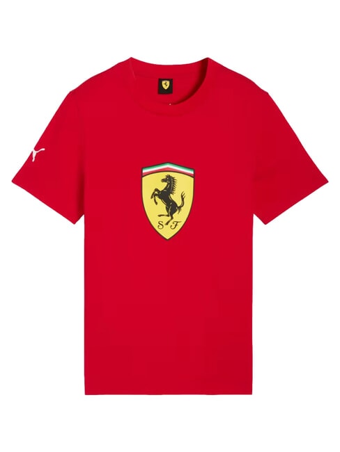 FERRARI Kurz&auml;rmeliges Baumwoll-T-Shirt Rennrot - Kinder-T-Shirt