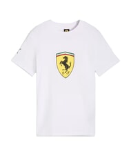 PUMA FERRARI Kurz&auml;rmeliges Baumwoll-T-Shirt Wei&szlig; - Kinder-T-Shirt - 4