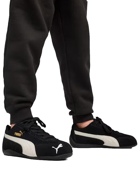 SPEEDCAT OG PS Sneaker aus gemischtem Leder Schwarzwei&szlig; - Kinderschuhe