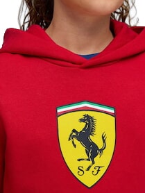 FERRARI Kapuzenpullover Rennrot - Sweatshirts Kinder