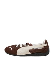 PUMA SPEEDCAT BALLET SD PS Ballerinen Kastanienbraun-warmwei&szlig; - Kinderschuhe - 2