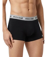 CAVALLI ALL-OVER ELASTIC Set mit 3 Boxershorts Schwarz - Herrenslip - 2