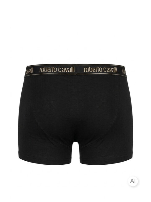 ALL-OVER ELASTIC GOLD 3er-Pack Boxershorts Schwarz - Herrenslip