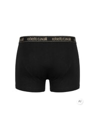 CAVALLI ALL-OVER ELASTIC GOLD 3er-Pack Boxershorts Schwarz - Herrenslip - 3