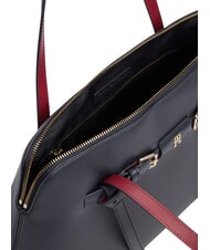 TOMMY HILFIGER TH BUCKLE Schultertasche Raum blau - Damentaschen - 4