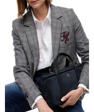 TOMMY HILFIGER TH SOFT NYLON Handtasche mit Schulterriemen Raum blau - Damentaschen - 2