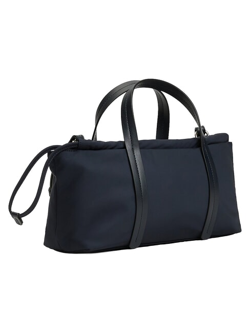 TH SOFT NYLON Handtasche mit Schulterriemen Raum blau - Damentaschen