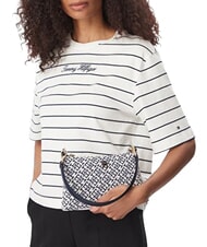 TOMMY HILFIGER TH JACQUARD Umh&auml;ngetasche Raum blau - Damentaschen - 2