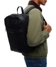 TOMMY HILFIGER TH NYLON Rucksack mit Vordertasche Schwarz - Rucks&auml;cke f&uuml;r Schule &amp; Freizeit - 2