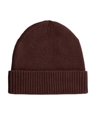 TOMMY HILFIGER TH FLAG Baumwoll-Beanie-M&uuml;tze mit Umschlag Rotwein - M&uuml;tzen/H&uuml;te - 2