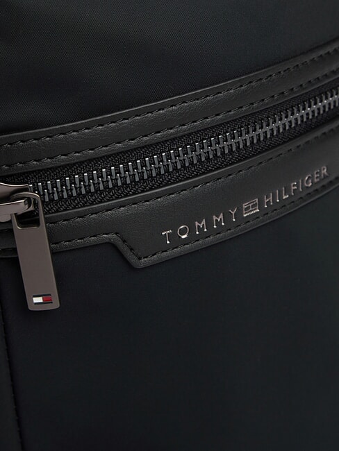 TH NYLON Tasche mit Vordertasche Schwarz - Umh&auml;ngetaschen Herren