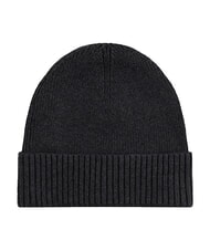 TOMMY HILFIGER TH FLAG Baumwoll-Beanie-M&uuml;tze mit Umschlag anthrazit - M&uuml;tzen/H&uuml;te - 2