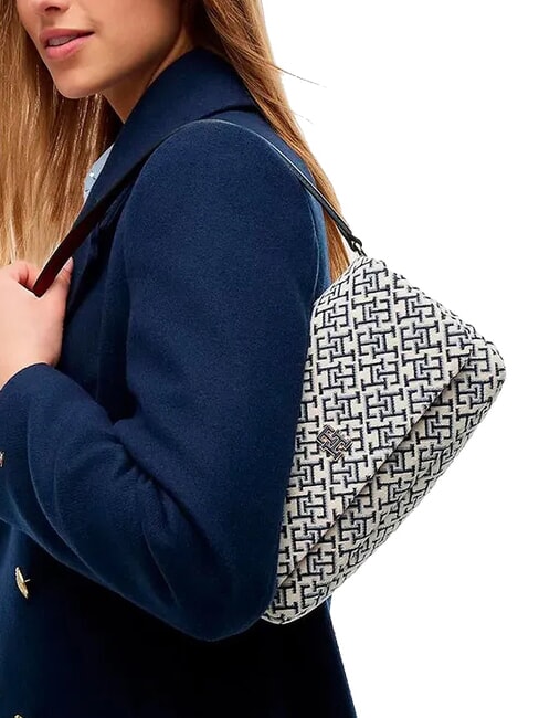 TH JACQUARD Umh&auml;ngetasche Raum blau - Damentaschen