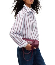 TOMMY HILFIGER TJW BOLD SCRIPT Schultertasche mit zwei Henkeln Rosenholzbraun - Damentaschen - 2