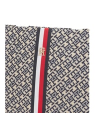 TOMMY HILFIGER TH JACQUARD Schultertasche Raum blau - Damentaschen - 5