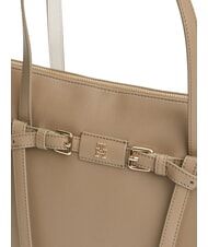 TOMMY HILFIGER TH BUCKLE Schultertasche Tundramoos - Damentaschen - 4