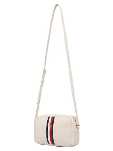 TH CORP Mini-Schultertasche f&uuml;r Kameras weiche Creme - Damentaschen