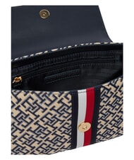 TOMMY HILFIGER TH JACQUARD Umh&auml;ngetasche Raum blau - Damentaschen - 6