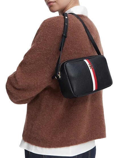 TH CORP Mini-Schultertasche f&uuml;r Kameras Raum blau - Damentaschen