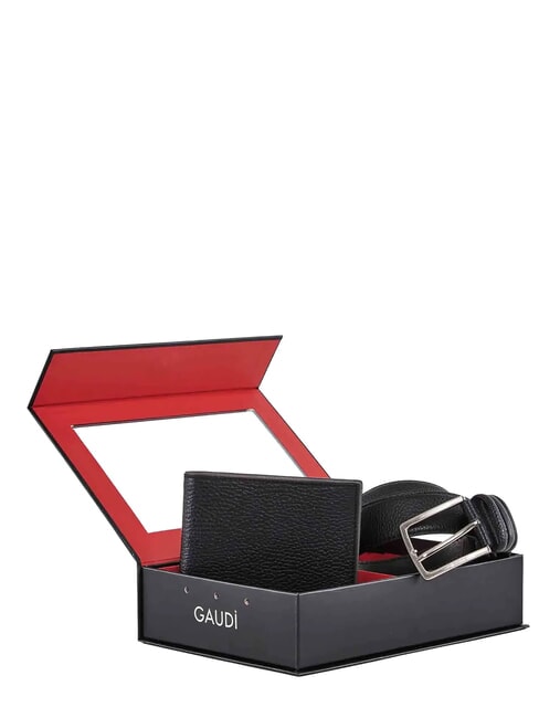 KIT Geldb&ouml;rse und Geldb&ouml;rsenbox SCHWARZ - Brieftaschen Herren